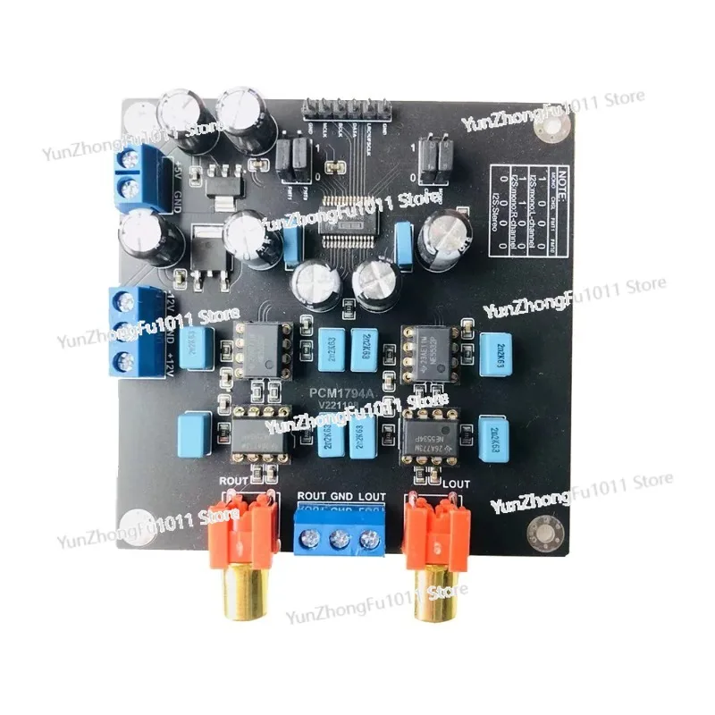 HiFi PCM1794A DAC Audio Decoder 24Bit 192kHz  Decoding Module 5532*2+5534