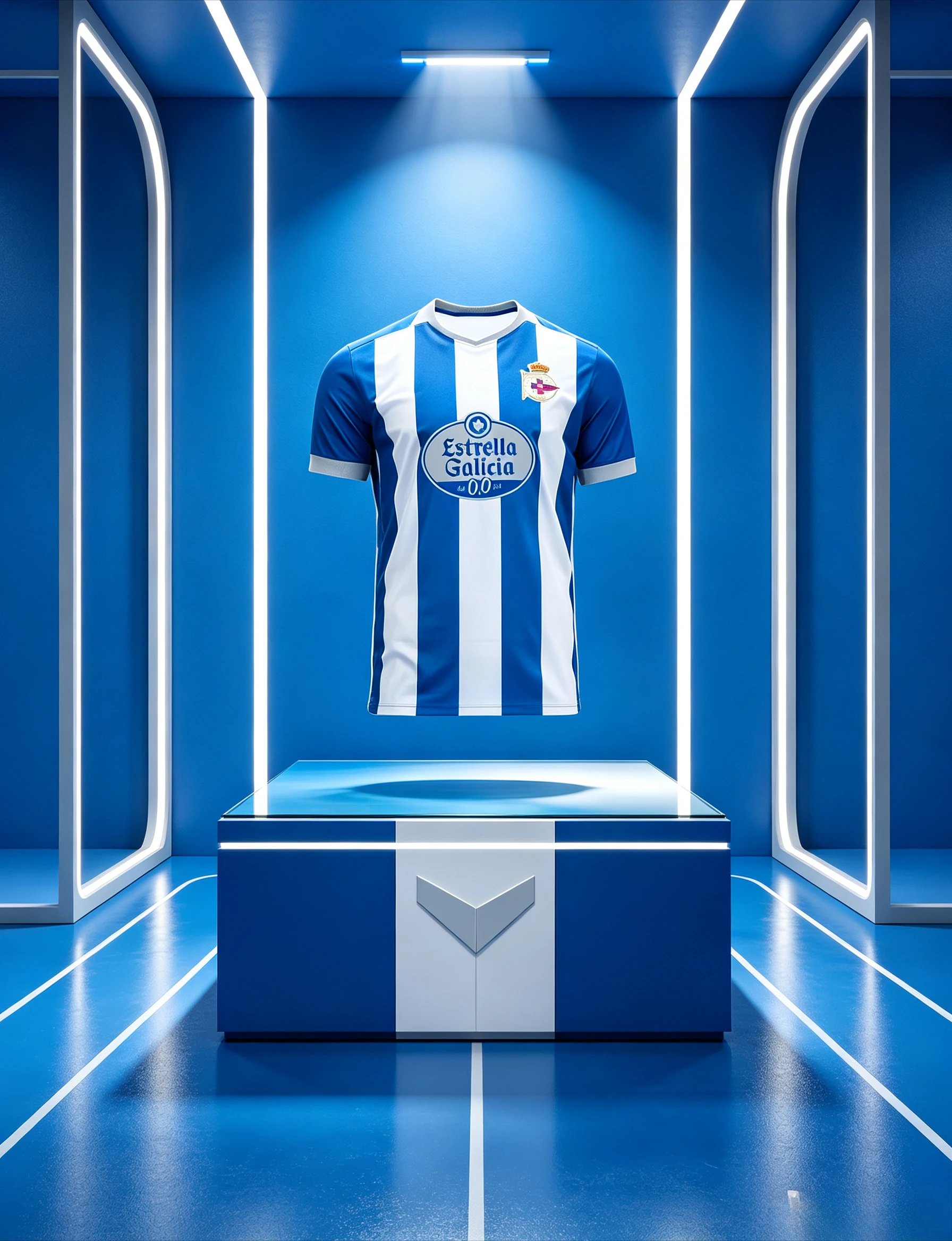 26-27 New Deportivo La Coruna Jerseys 3D Printed Quick Drying Sports Men's and Women's Short Sleeved T-shirts Family Matching