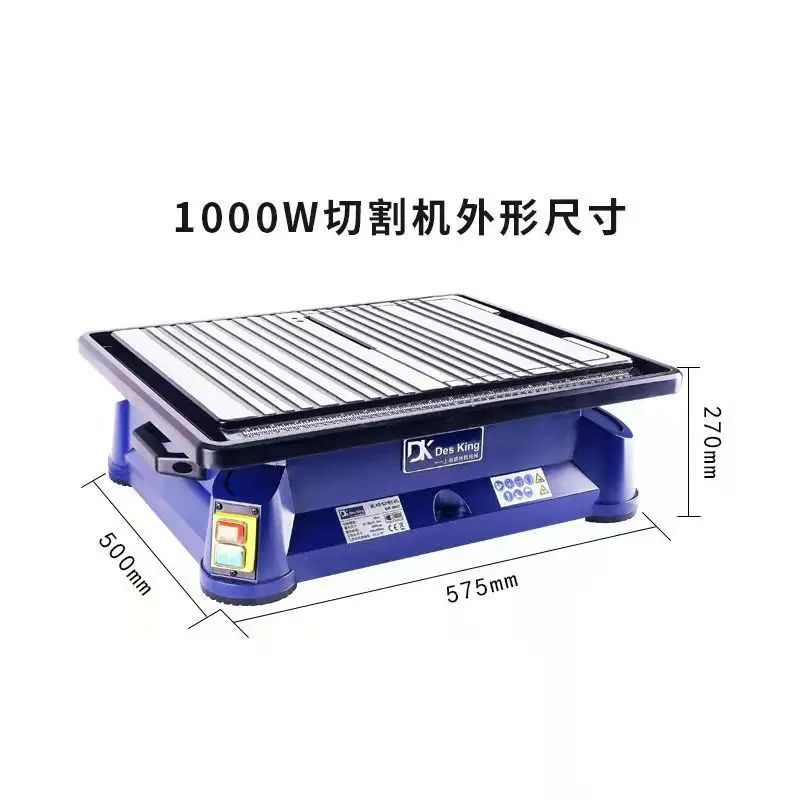 220V 1000W cutting machine desktop electric tile tool small stone floor tile jade cutting multi-purpose chamfering machine