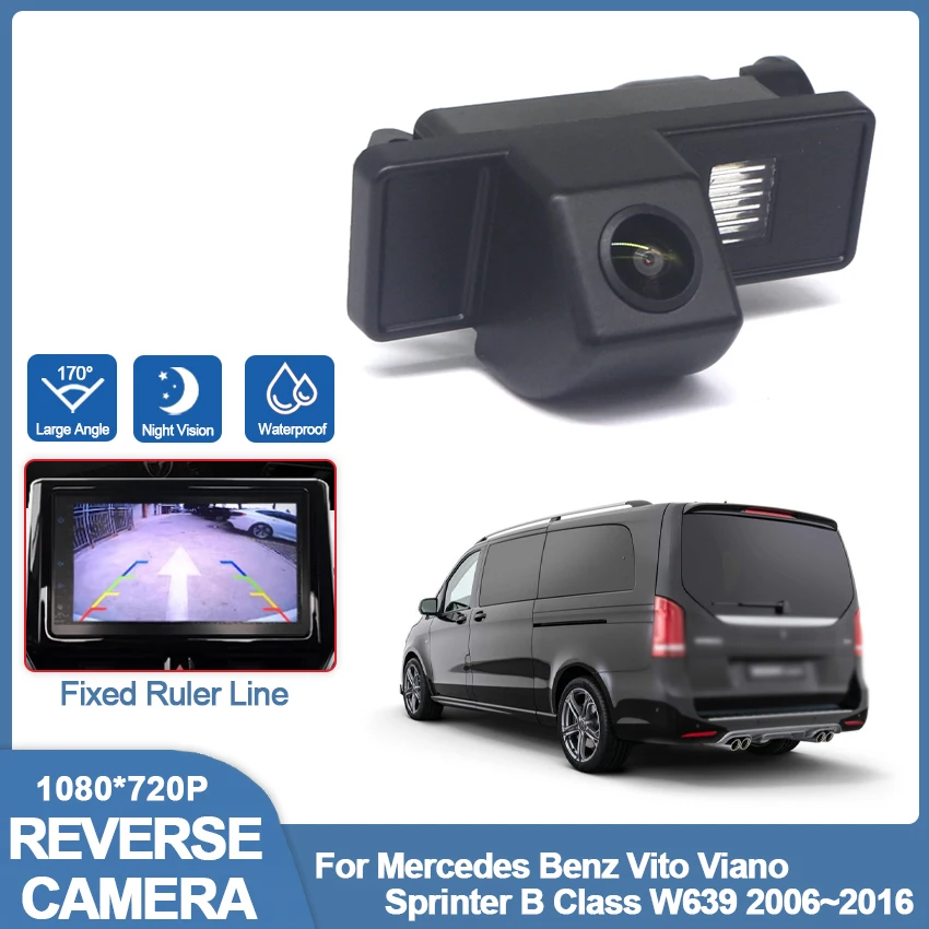 

Car Parking Fixed Parking Line Rear View Camera For Mercedes Benz Vito Viano Sprinter B Class W639 2006~2012 2013 2014 2015 2016