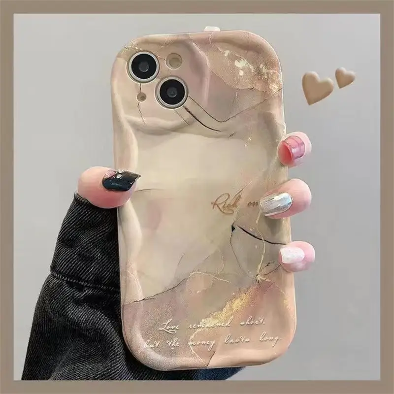 Coque de téléphone avec motif de marbre coloré, coque pour OPPO A17 A16 A15 A3S A5S A12 A31 A53 A9 A5 2020 A55 A54 A57 A77S A96 A52 A92 A93 A94