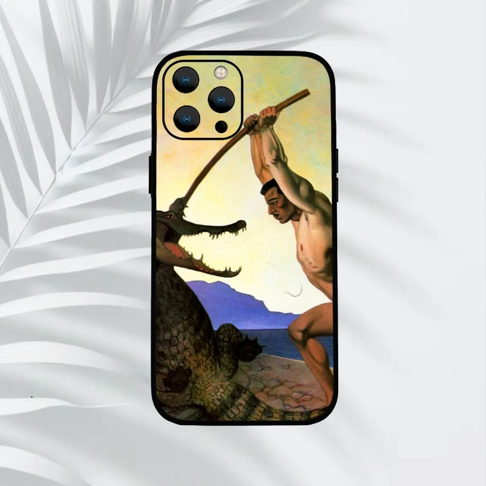 Art F-Felix Vallottonเคสโทรศัพท์สําหรับiPhone Mini 11 12 13 14 15 Pro XS Max X Plus SE XR Shell