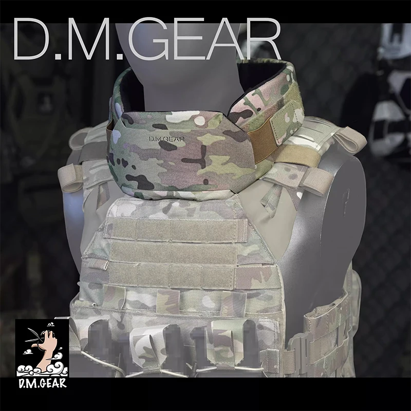 DMGear Tactical Vest Neck Guard Collar Protector 2.0 Tactical Airsoft Equipment Hunting Accessory for Jpc Avs Fcsk