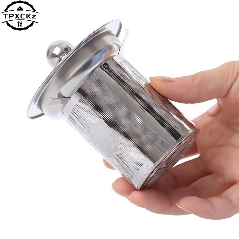 1PC S/M/L Reusable Stainless Steel Tea Strainer Mesh Infuser Basket Loose Tea Leaf Infusers Herb Filter for Mug Teapot Teaware