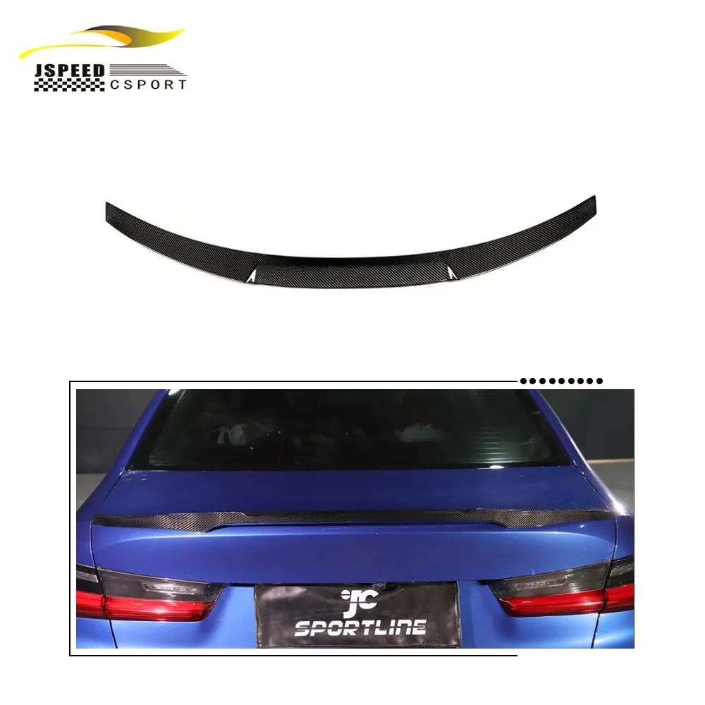 

Suitable for The rear trunk lid spoiler and trunk wing of the BMW G20 330I M340I 19-21 are made of carbon fiber