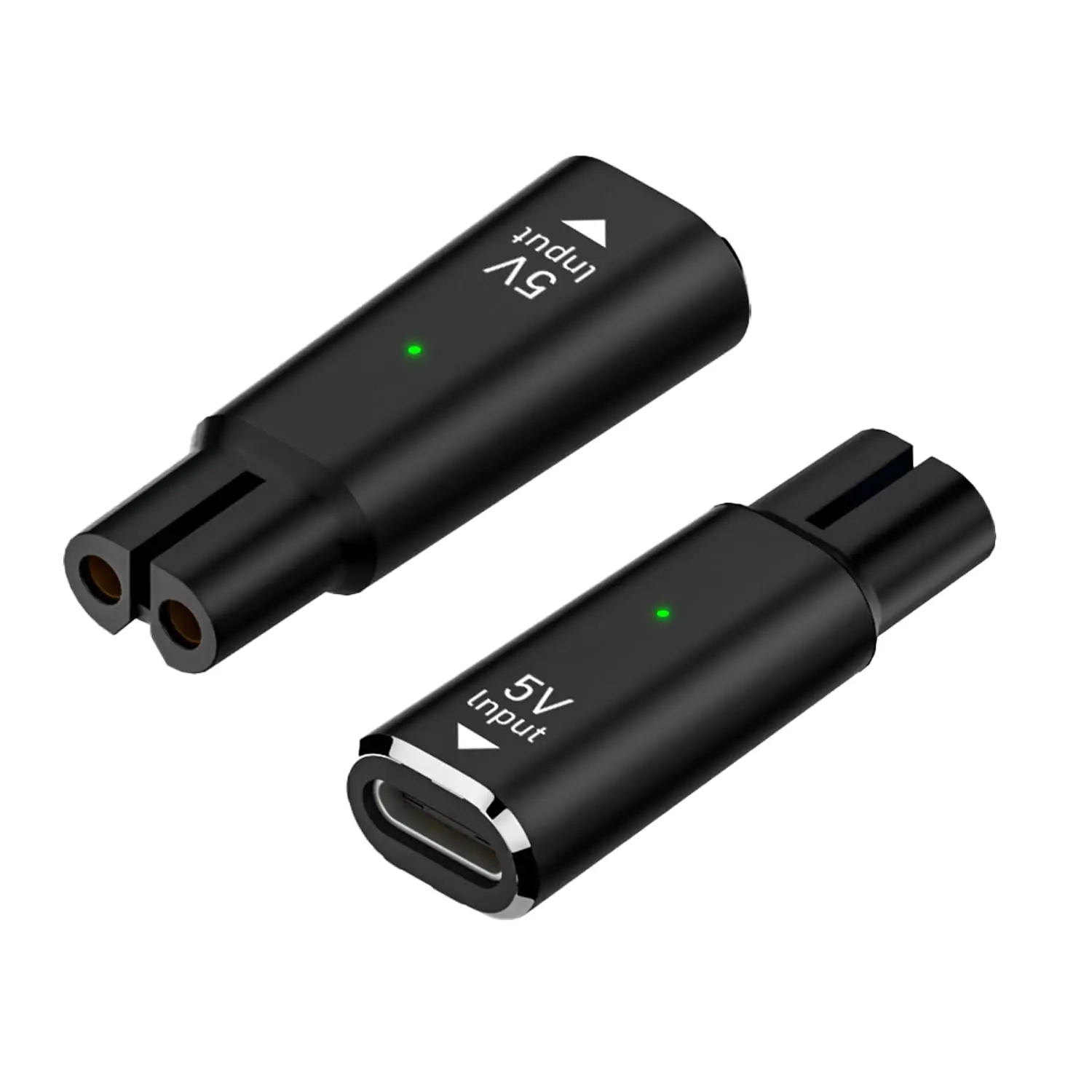 Adaptador Carregador Conversor Tipo-C 5V para Aparador de Barba Philips OneBlade QP2724 QP2834 QP1424 QP1924 QP4631