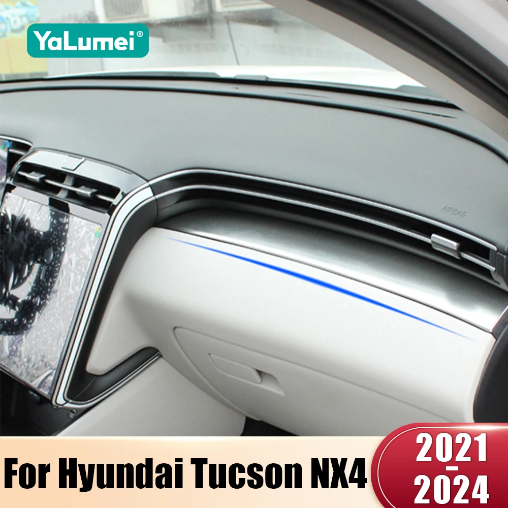 For Hyundai Tucson NX4 2021 2022 2023 2024 Hybrid Car Central Control Dashboard Air Conditioning Vent Outlet Trim Cover Sticker