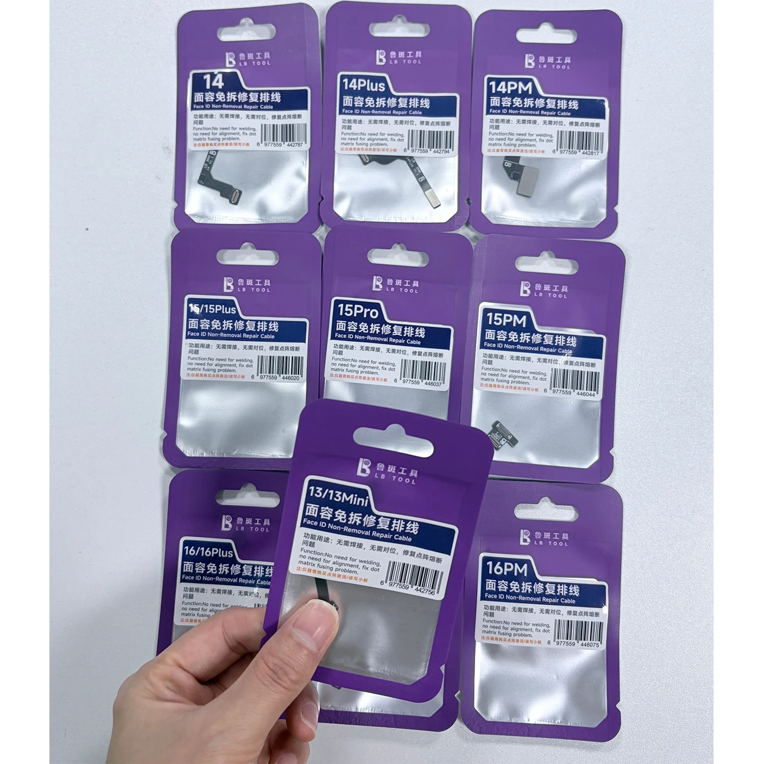 LB TOOL L3 Tag-on Face ID Flex Cable For iPhone X 11 12 13 14 15 16 Pro Max Dot Matrix Repair Read Write Data