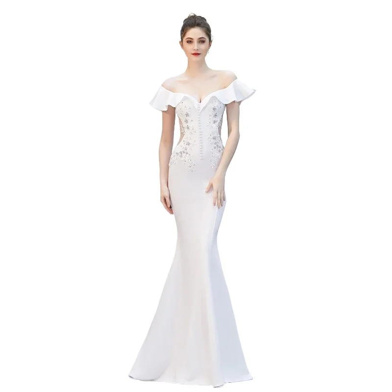 

Toast Costume Bride Everred Bardo Appreciation Dinner Slim Fit Fishtail Dress Wedding Dress Evening Dress Women