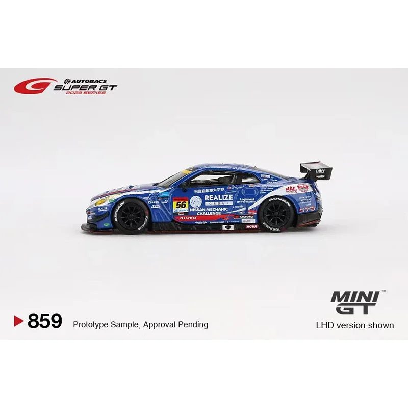 ما قبل البيع MINIGT 859 1:64 GTR R35 # 56 ألعاب مصغرة لمجموعة نماذج دييكاست ديوراما