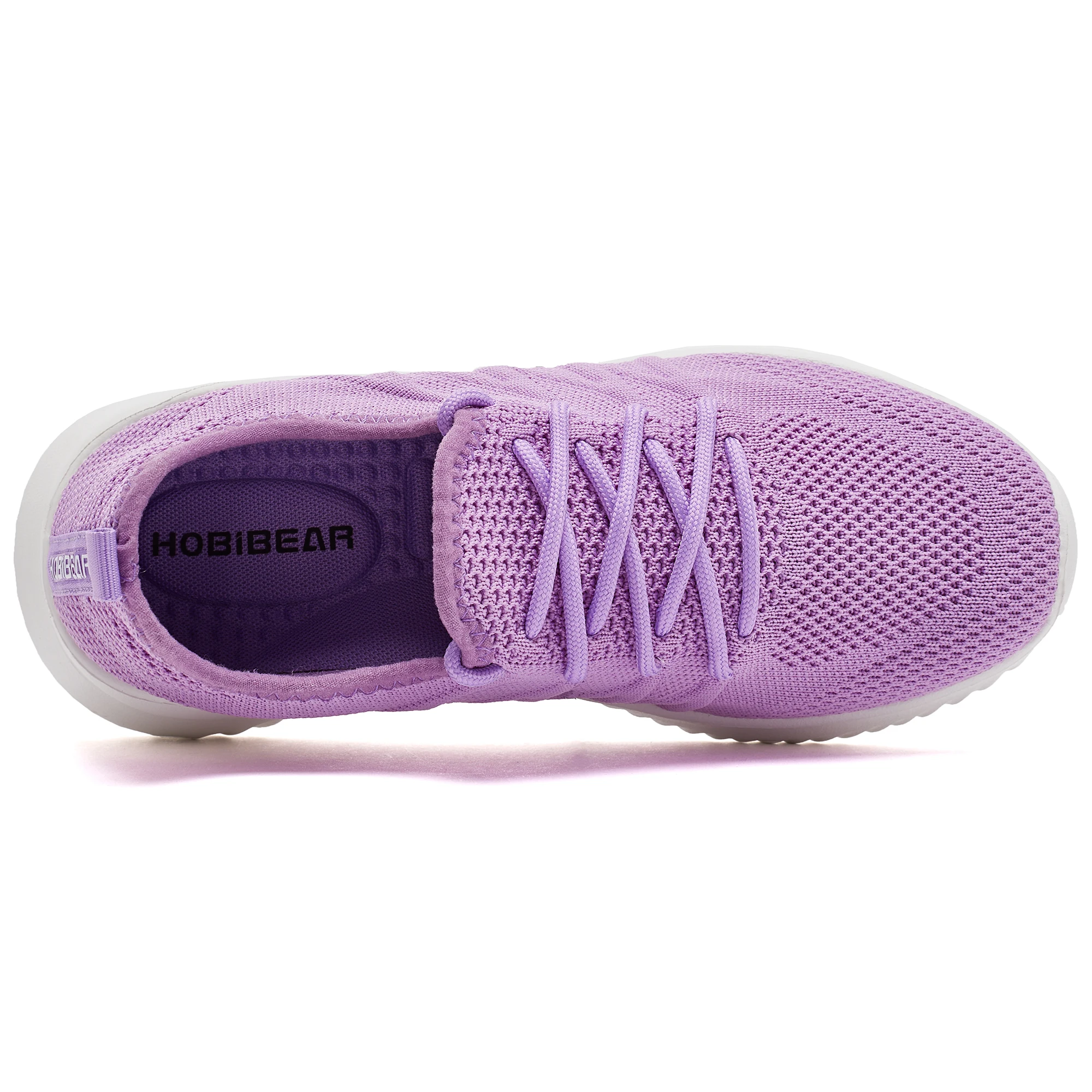 HOBIBEAR Running Shoes Women Lightweight Breathable Sneakers Lace-Up Casual Tennis Shoes