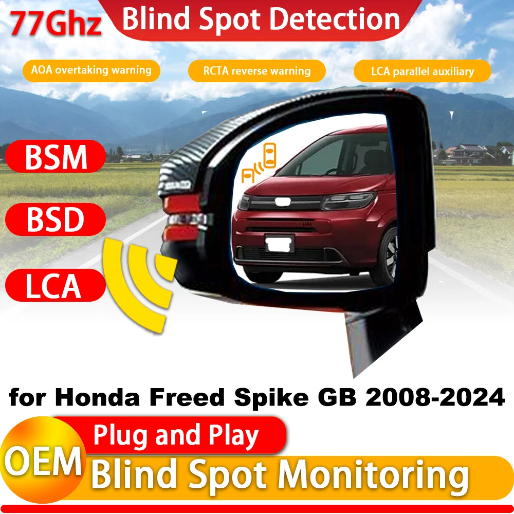 for Honda Freed Spike GB3 GB4 GP3 GB5 GB6 GB7 GB8 2008-2024 OEM Blind Spot Information Monitoring Detection BSI BSM BSD System