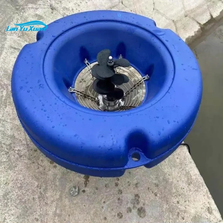 1hp multifunzione nuovo stile attrezzatura acquacoltura macchina Splash Surge aeratore galleggiante per allevamento di laghetti di gamberetti di