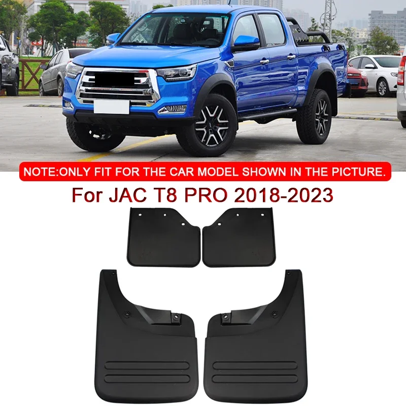 

For JAC T8 PRO 2018-2022 2023 Car Styling ABS Car Mud Flaps Splash Guard Mudguards MudFlaps Front Rear Fender Auto Accessories