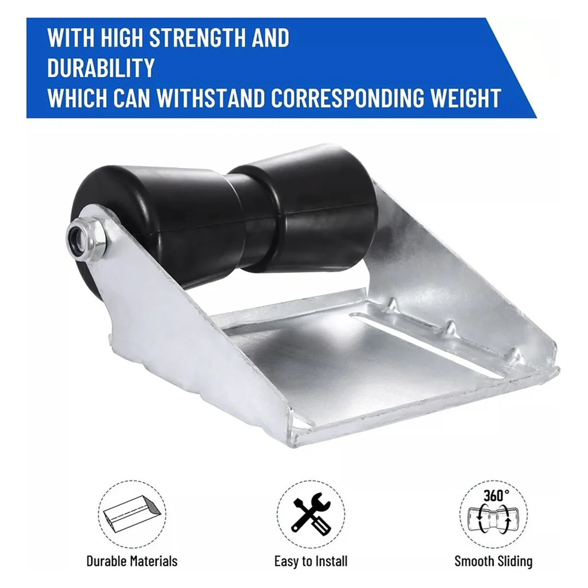 ABVE-8 بوصة عارضة مجموعة الأسطوانة مع عمود الأسطوانة وقوس لقارب المنزل التجديف مقطورة الأسطوانة قوس