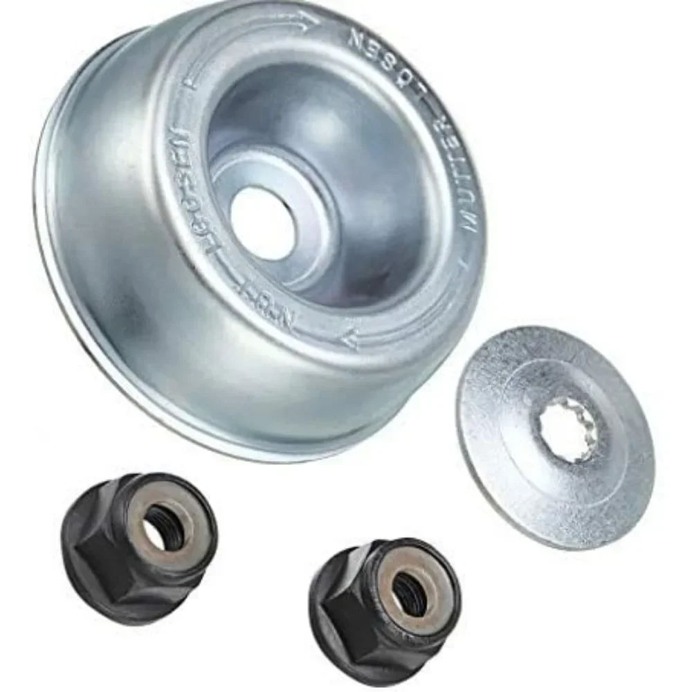 4pcs Metal Blade Fixing Kit With 2 Sizes Of Nuts Replacement For SFS120 200 250 56R 80 Strimmer Brushcutter Accessories