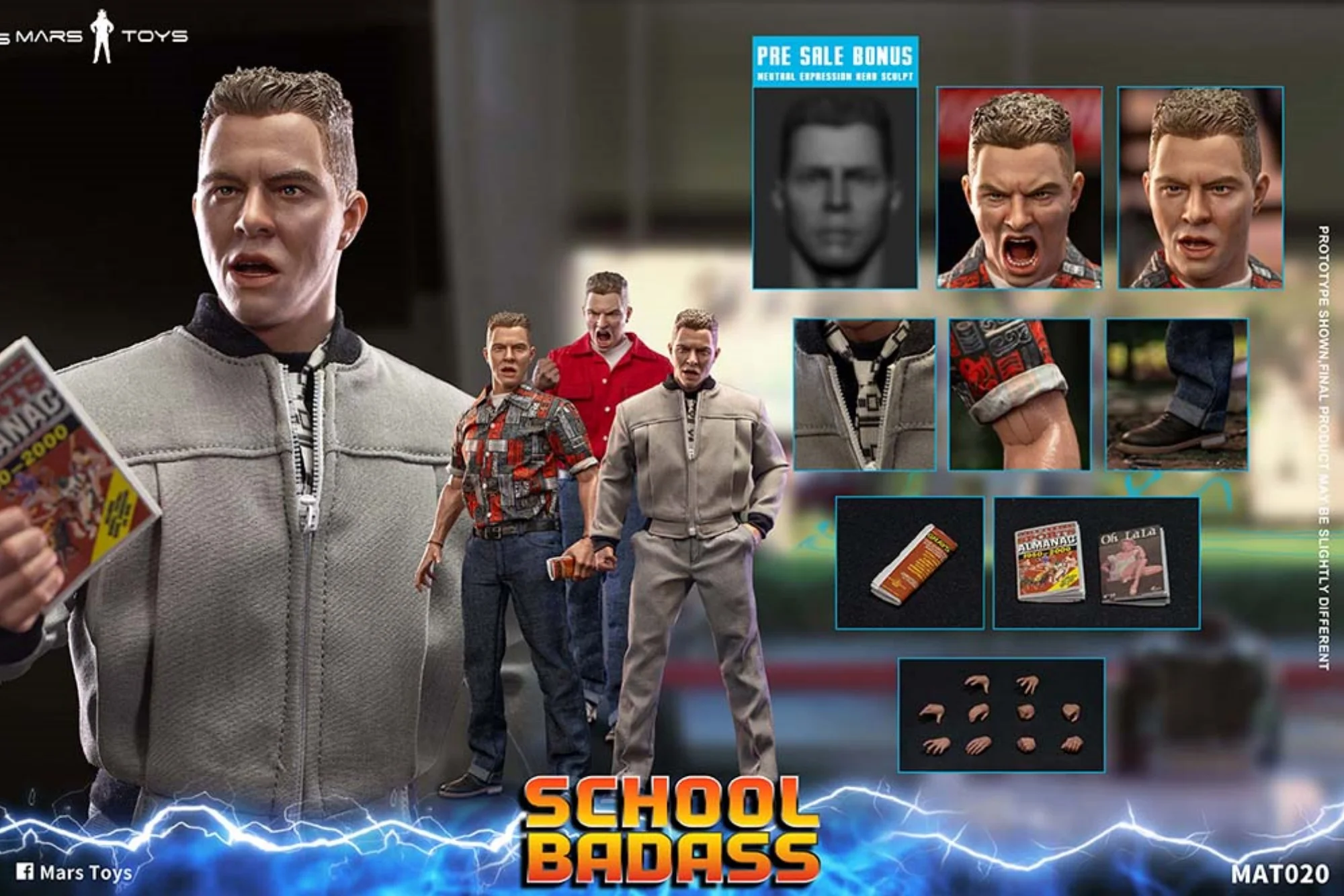 

Mars Toys MAT020 1/6 SCHOOL BADASS Movie Action Figure