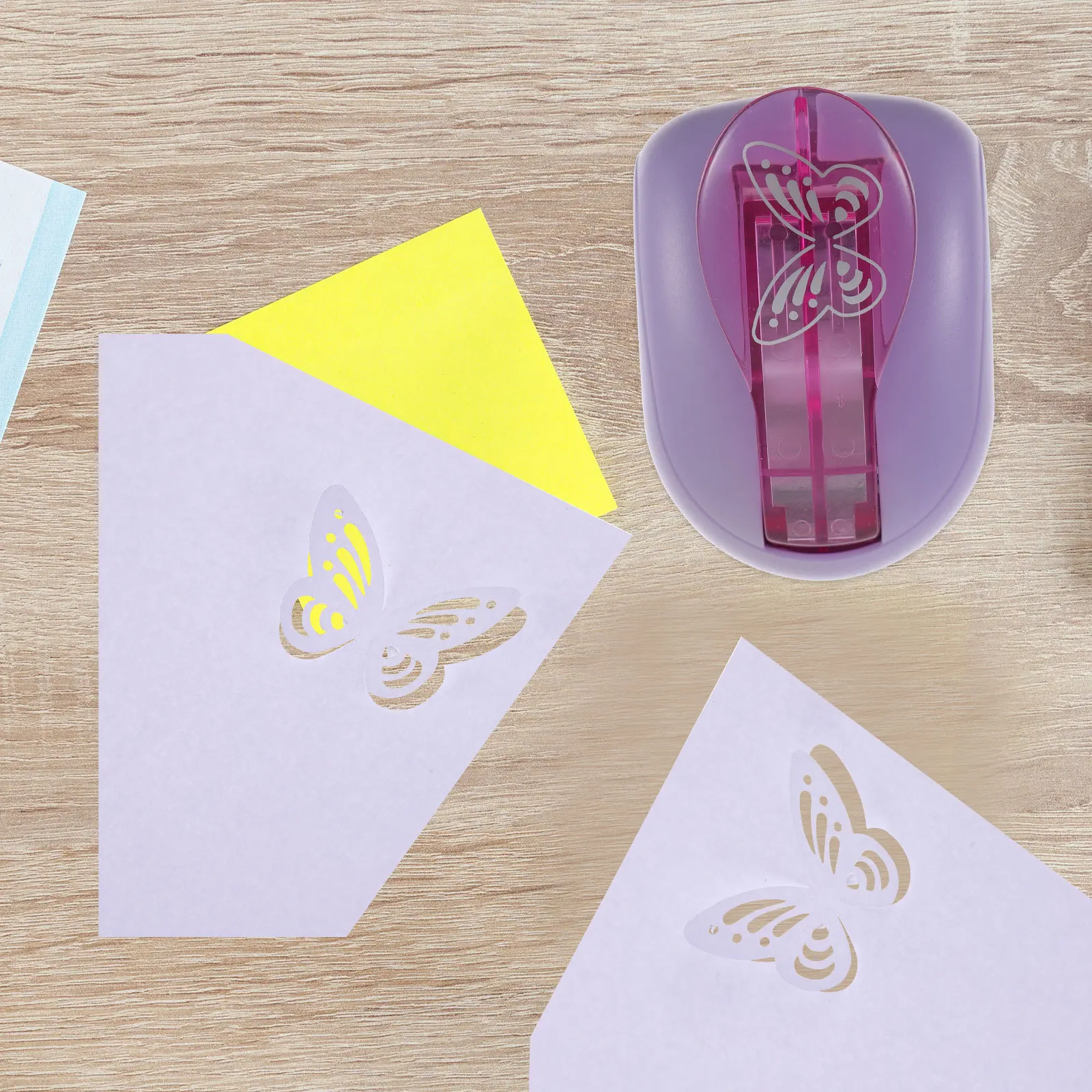 

Butterfly Embossing Punch Craft Tool with Interior Cutouts for DIY Scrapbooking Gift Wrapping Kids Art Projects Paper Crafts