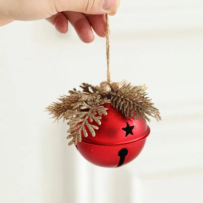 

Jingle Bells Рождественский колокольчик Металлический колокольчик Орнамент Елка Подвеска для Рождества Новогодние украшения для вечеринки