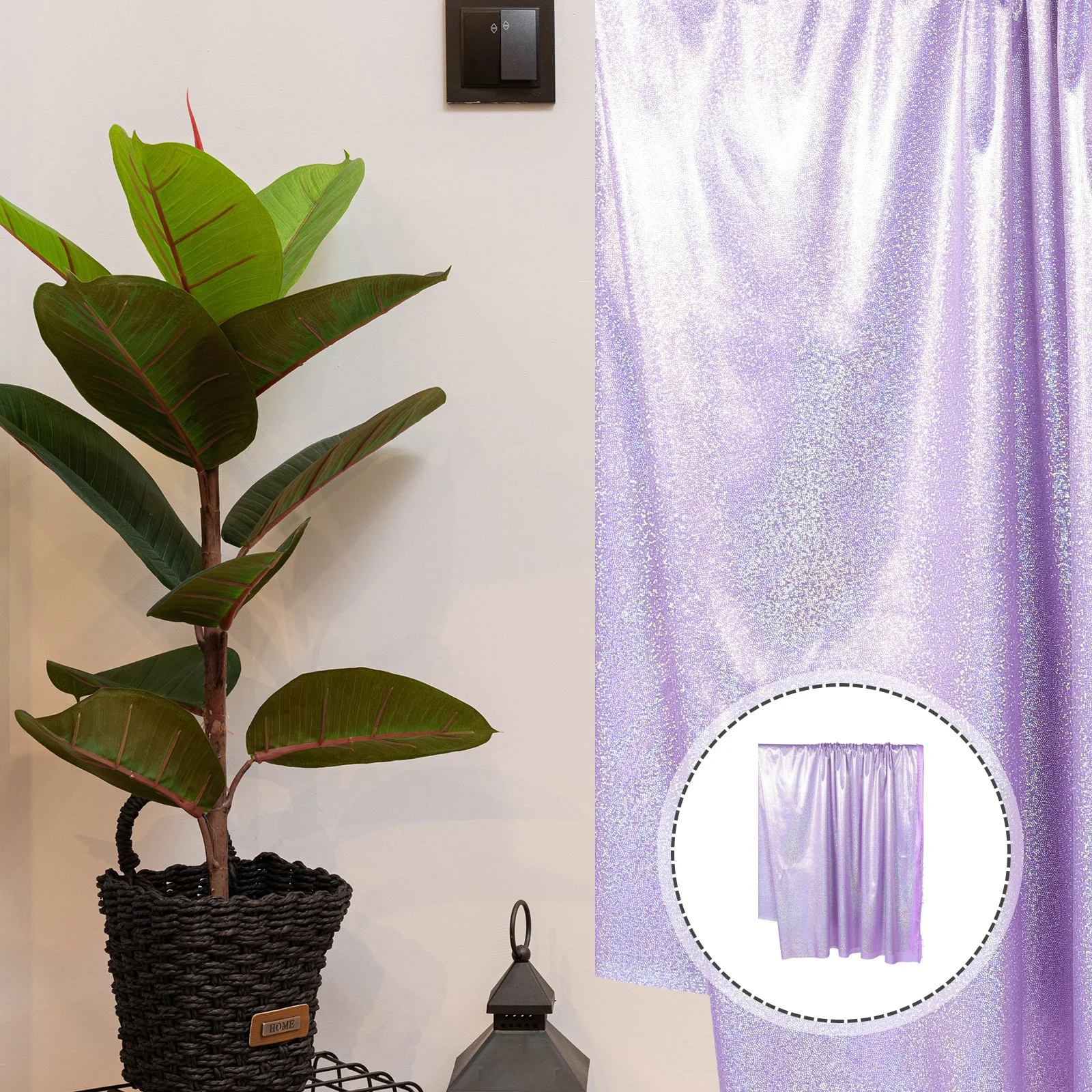 

Glitter Backdrop Fabric Rainbow Reflective Party Background For Wedding Photography Garden Decoration Hanging Photo Prop