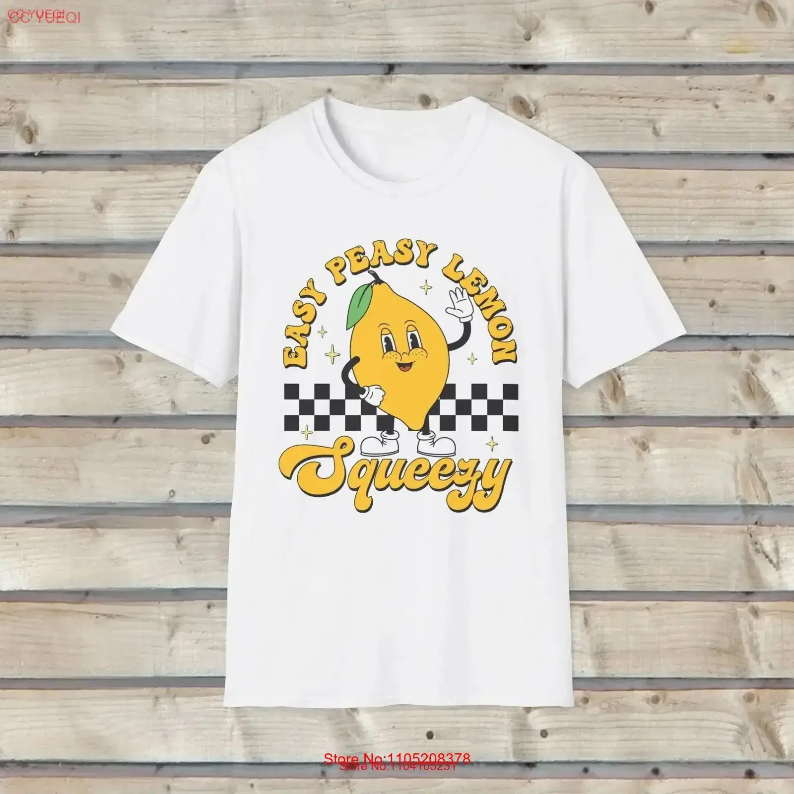 Easy Peasy Lemon Squeezy T Shirt vintage Washed homme streetwear Stylish graphic fashion Unisex designer clothes Slightly