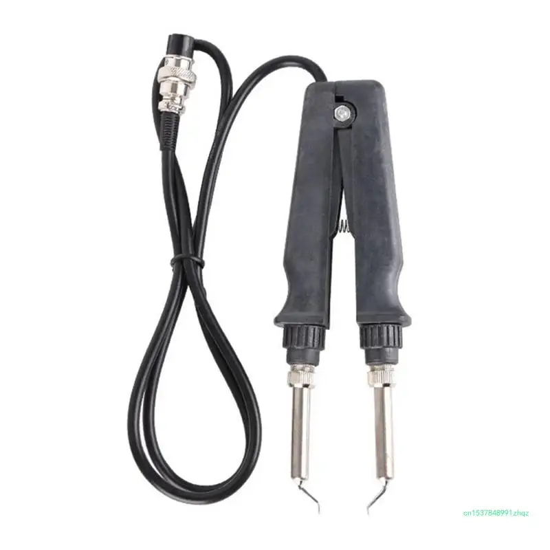 doppia impugnatura per saldatore 902 adatta per riparazione circuiti stampati affollati migliora l'efficienza dei chip