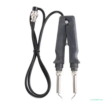 Dubbele soldeerbout 902 handgreep Geschikt voor drukke printplaten Reparatie Verbeter efficiëntie soldeerchips
