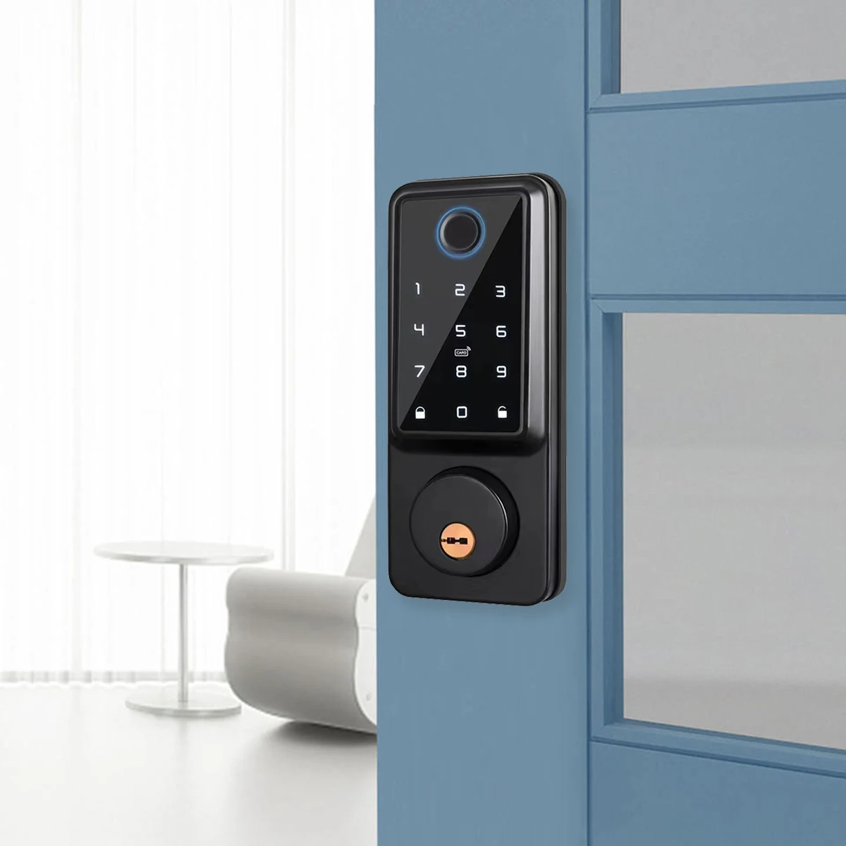 Smart Home Security Lock Tuya WiFi / TTLock Ble Keyless Door Entry Locking System Deadbolt Lock For Main Gate