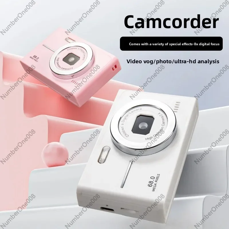 CCD Retro Digital Camera, HD Dual Lens Mini Student Selfie Camera for Campus, Portable Entry-Level Video Recorder