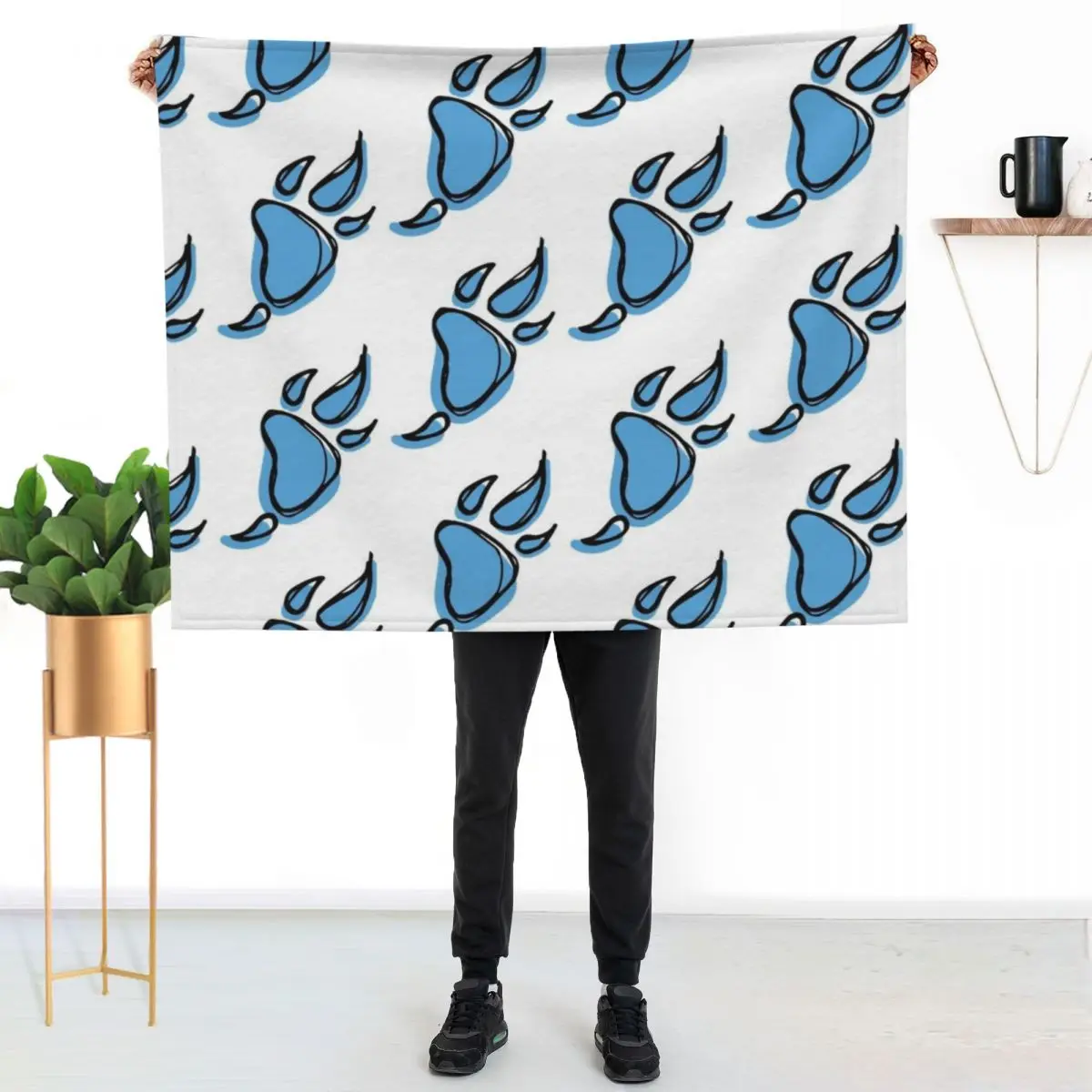 Dragon Footprint Drexel Dragons Sketch Watercolor Throw Blanket Soft Big Sofa Throw Luxury St Polar Blankets