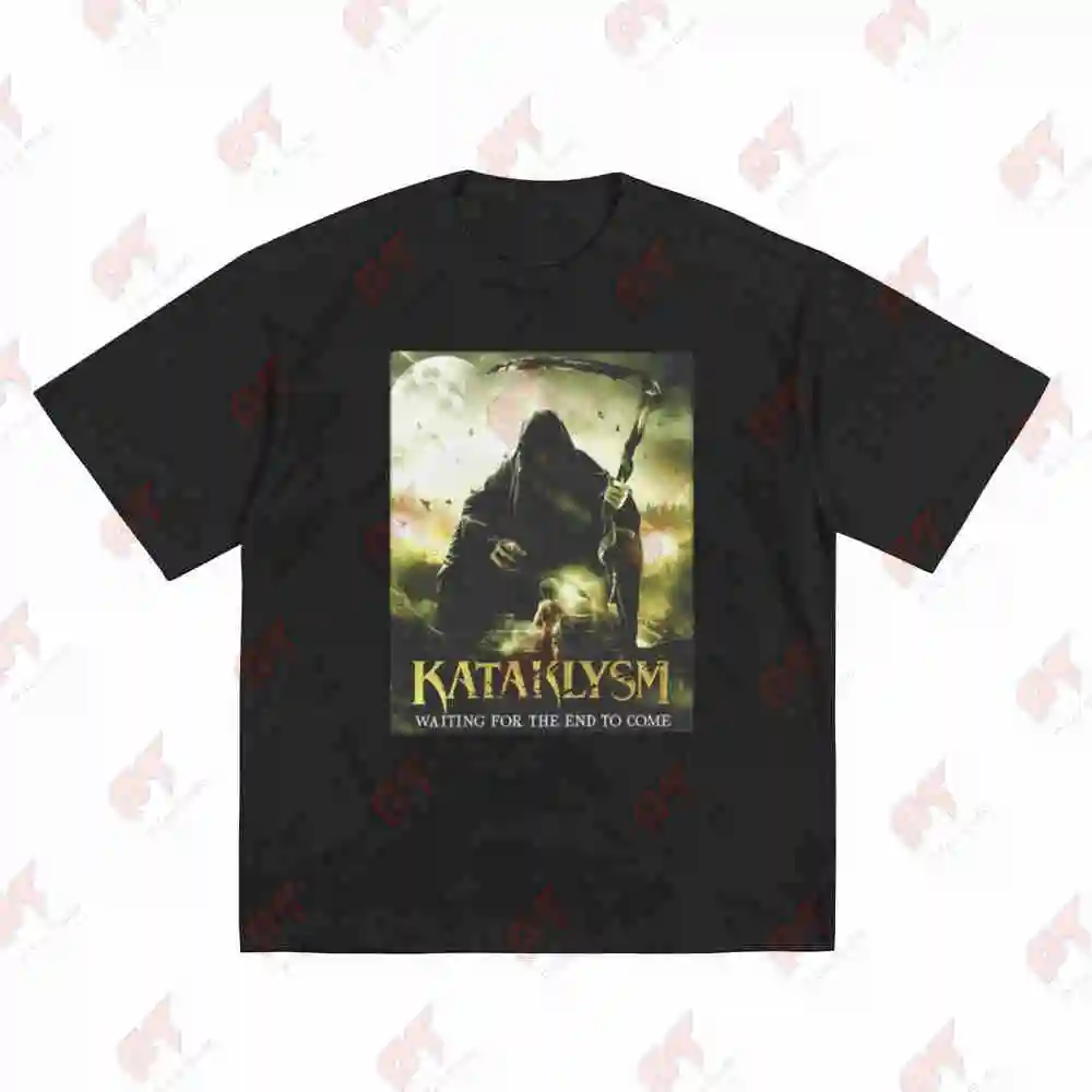 Kataklysm Waiting For The To Come Short Sleeve Tee 100% Cotton T-Shirt