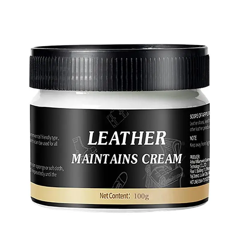 100g Leather Softener Natural Leather Conditioning Oil Restores Shine Prevents Cracking Leather Care Oil For Car Seat Sofa Shoes