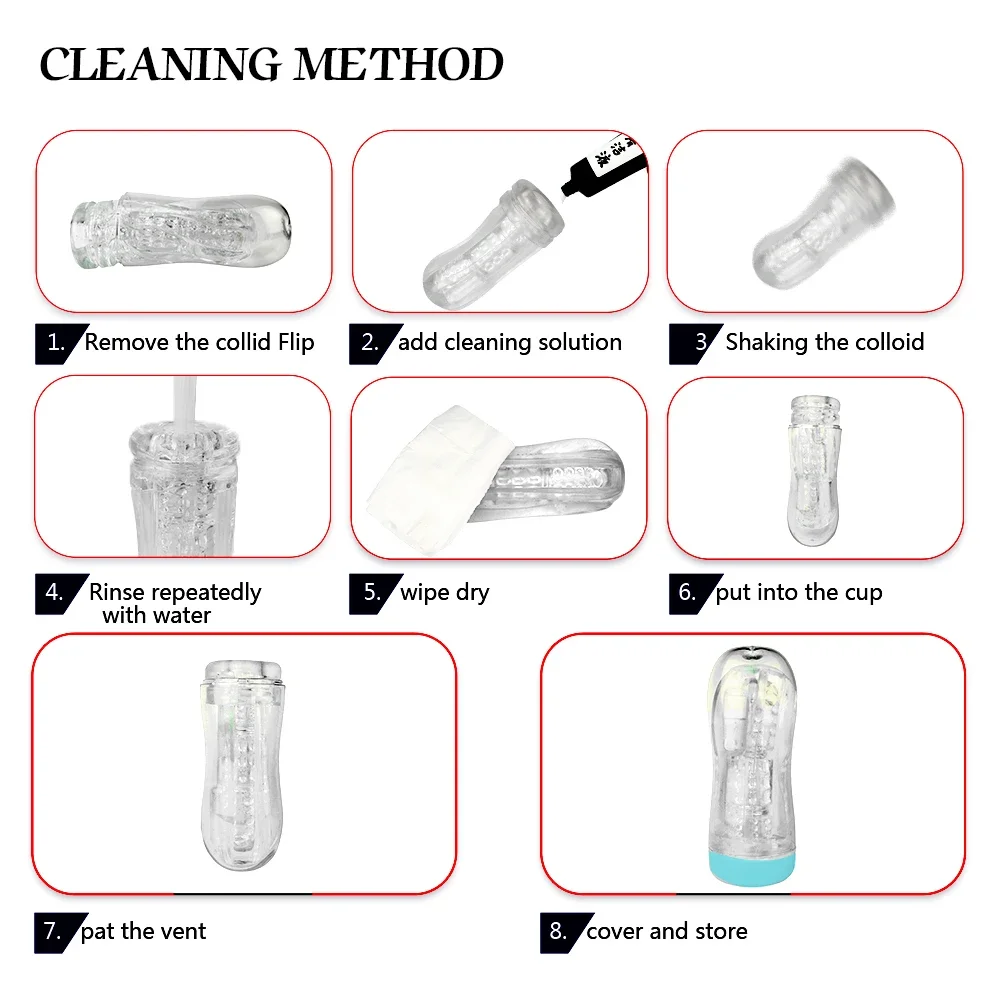 Male Masturbator Cup Soft Silicone Pussy Transparent Vagina Adult Goods Endurance Exercise Vacuum Pocket Cup for Adults Sex Toys