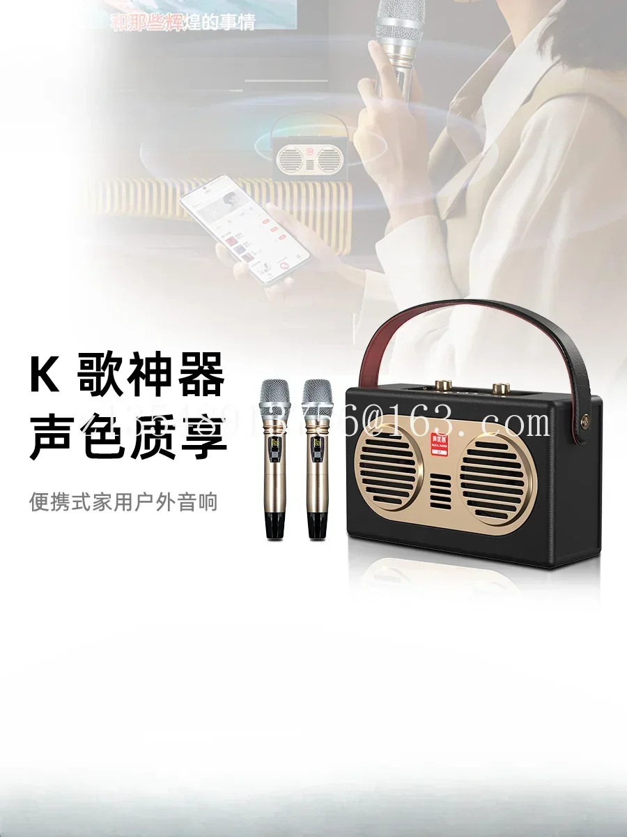 Outdoor High Quality Subwoofer Mini Home Portable Retro Wireless Speaker