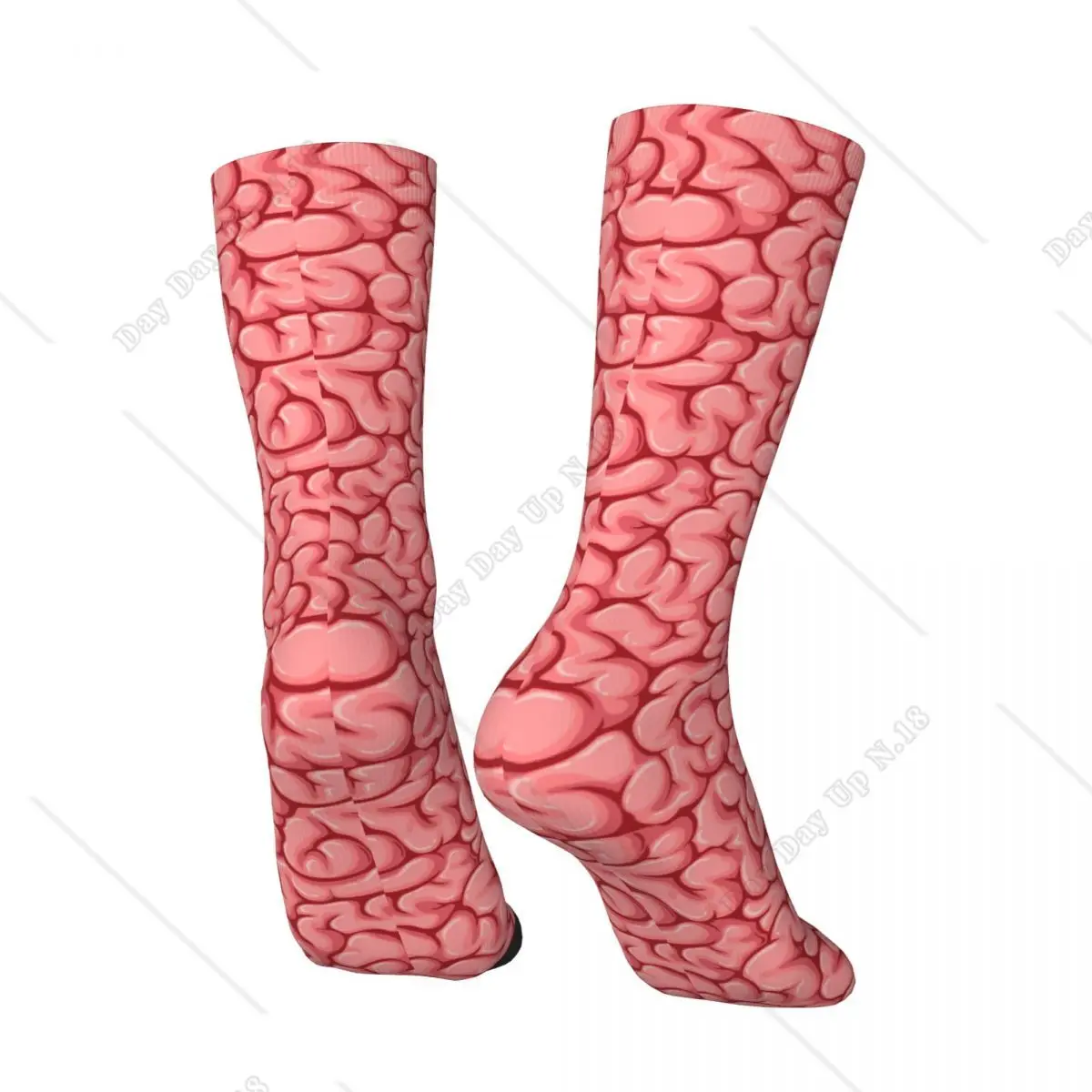 Brain Pattern Funny Women Men's Socks Unisex Printed Funny Crew Sock Teens Boys Gift Holiday Birthday