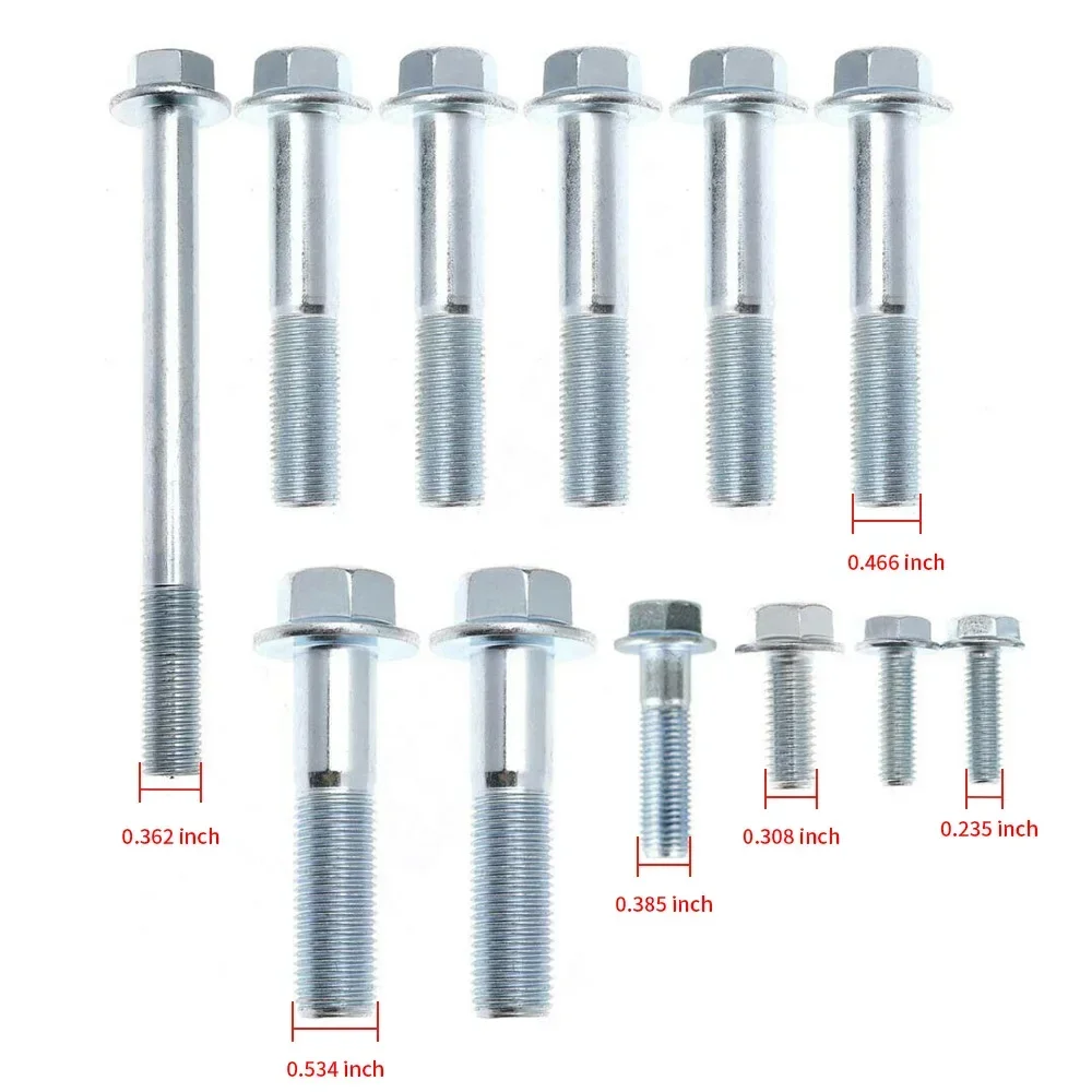 5-Speed Engine/Transmission Stainless Steel Bolts Screws Nuts 1Set Transmission Bolt Kit For All Honda/Acura B16 B18 B20 Hydro