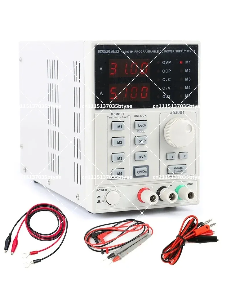 Adjustable Precision Digital Programmable DC Power Supply 30V 5A Over-Voltage Protection Laboratory Grade