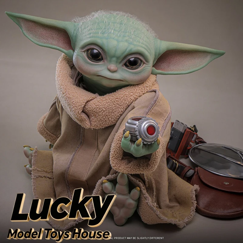 

HOTTOYS HT LMS016 1/1 Star Wars The Mandalorian Grogu Life Size Approximately 37.5cm Display Action Figure Collection Model