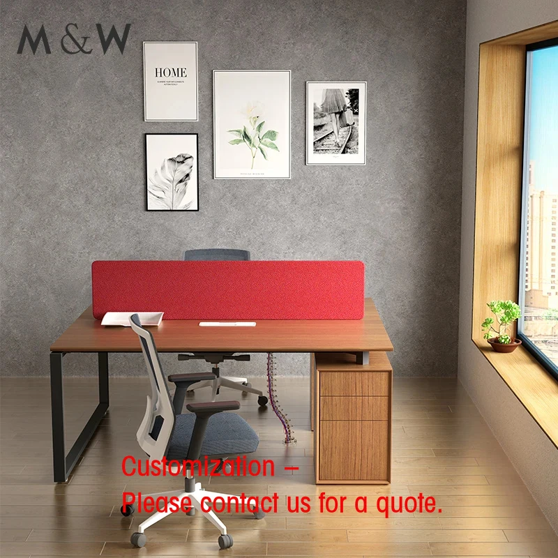 

custom.&New Arrival Table Work Station Office Furniture Modern 2 Person Workstation Office Desk