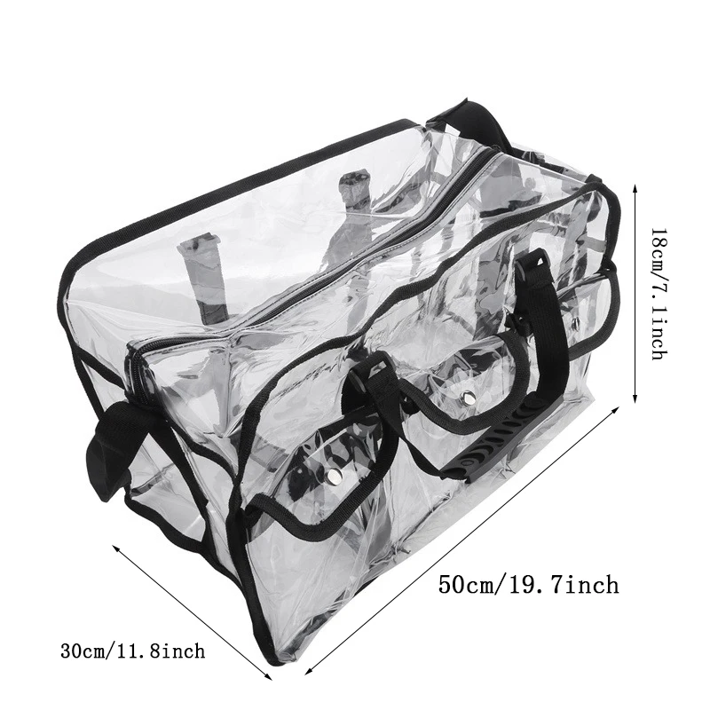 Transparent Travel Bag Women Zipper Clear Makeup Bags Large Capacity Travels Make Up Organizer Storage Bath Toiletry Wash Bags