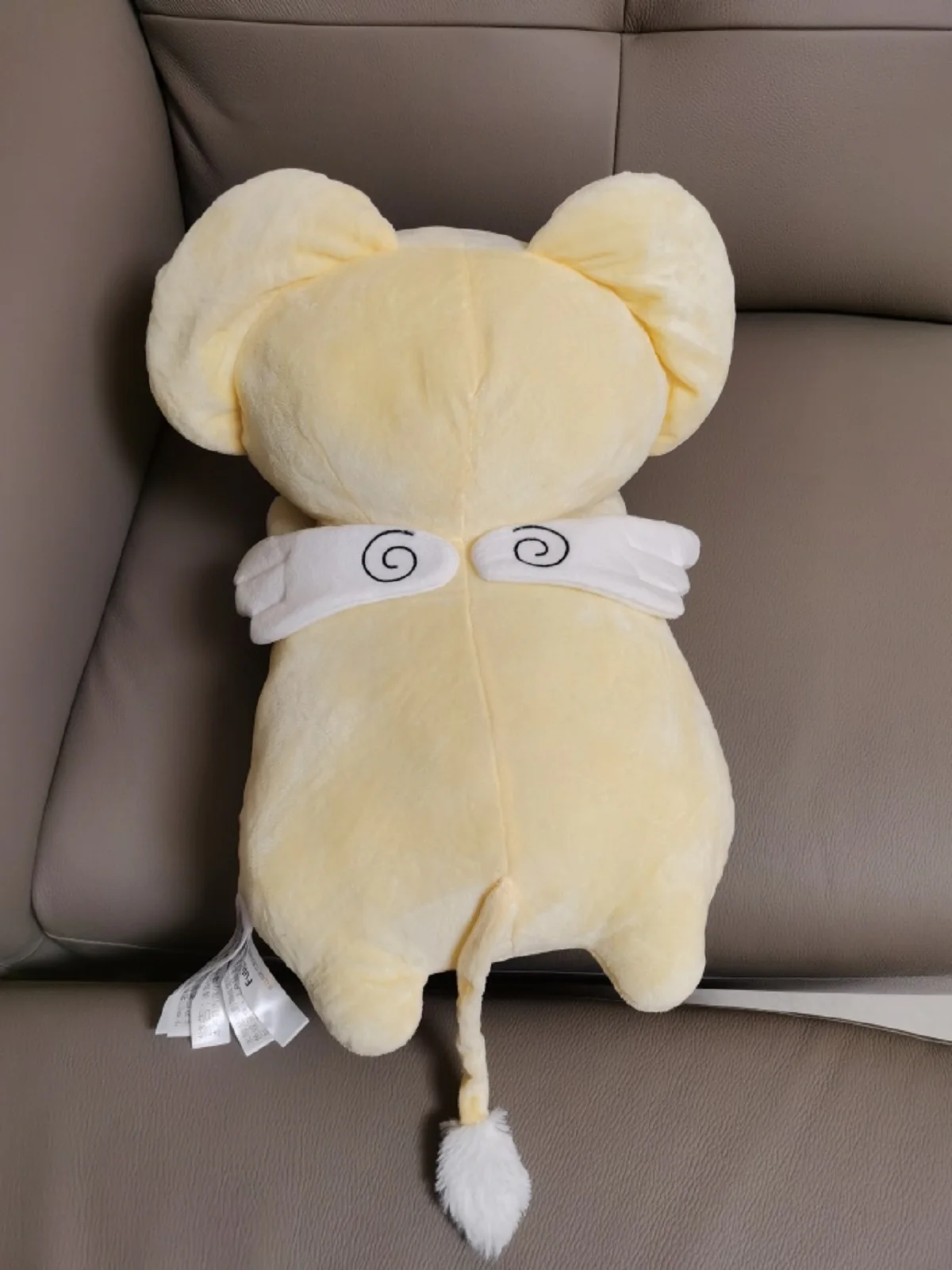 كاردكابتور ساكورا سيربيروس/كربيروس كيرو تأثيري الدعامة أنيمي الأصفر لطيف محشوة الكرتون التميمة