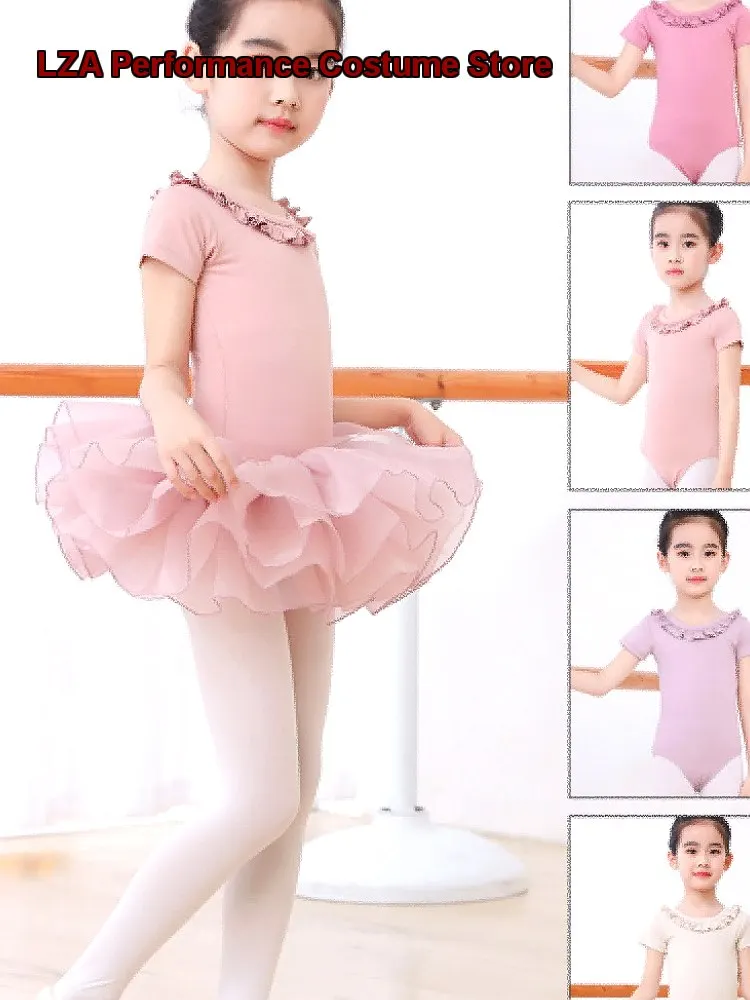 Children's Girls' Long Sleeve Dance Dress Body Suit Chinese Folk Dance Grade Test Long Sleeves Kids