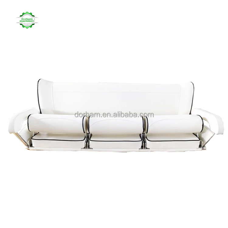 Airow auto Customized Color Yacht Deluxe Modern 3-seater Sofa Bench Seat Foldable Marine Bench Boat Seats for Pontoon Boat