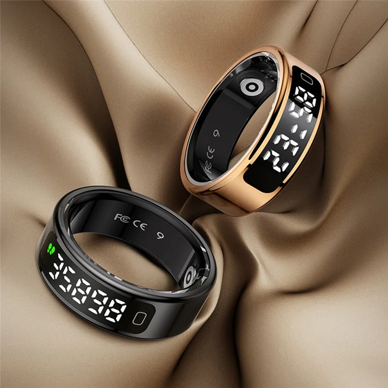 FFYY-R11C Smart Ring Fitness Tracker With Display Screen Health Monitoring Heart Rate Blood Oxygen Sleep Tracking - Image 2