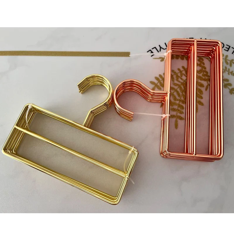 

Double Layer Metal Hanger for Hijab Shawl Ties Belts Organizer Hook Sturdy and Durable Closet Organizer