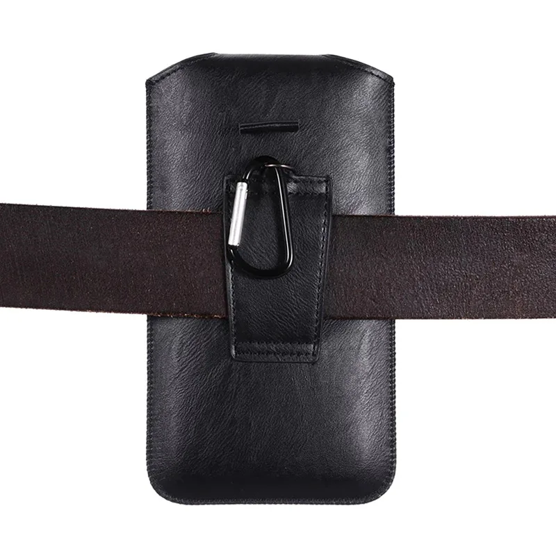 Holster Belt Phone Case 5.2-6.5 Inch Universal For iPhone Samsung Huawei Xiaomi LG Smart Phones Leather Ultra-thin Waist Bag