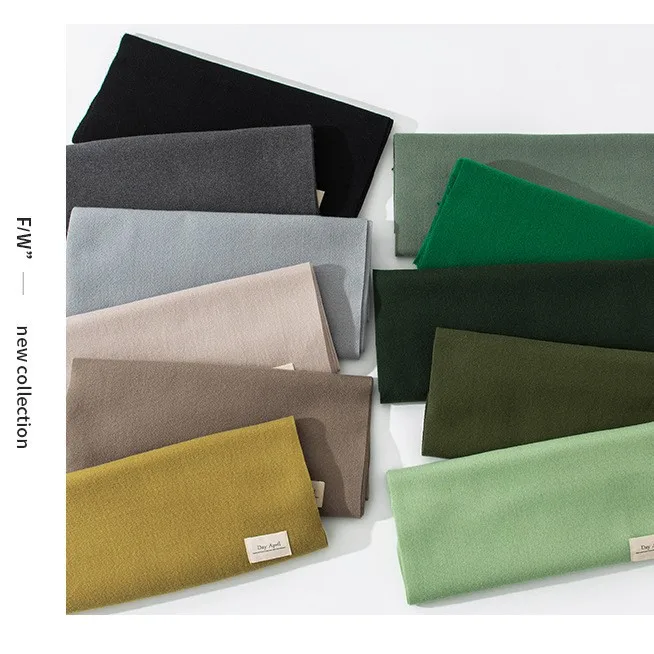 2026 Trendy New Solid Color Maillard Imitation Cashmere Scarf Women's Autumn and Winter High-end Sense Simple Warm Shawl