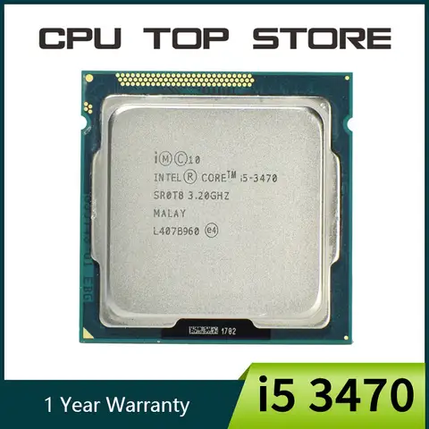 Intel Core i5 3470 3.20GHz Quad-Core LGA 1155 cpu processor