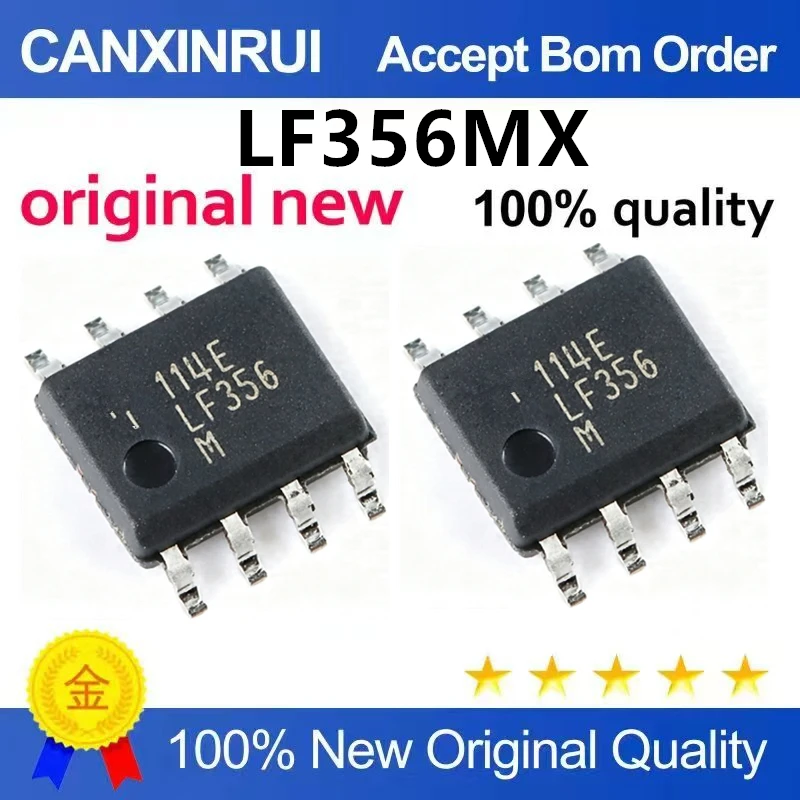 （5pcs-10pcs）New original patch LF356MX/NOPB SOIC-8 JFET input operational amplifier IC chip
