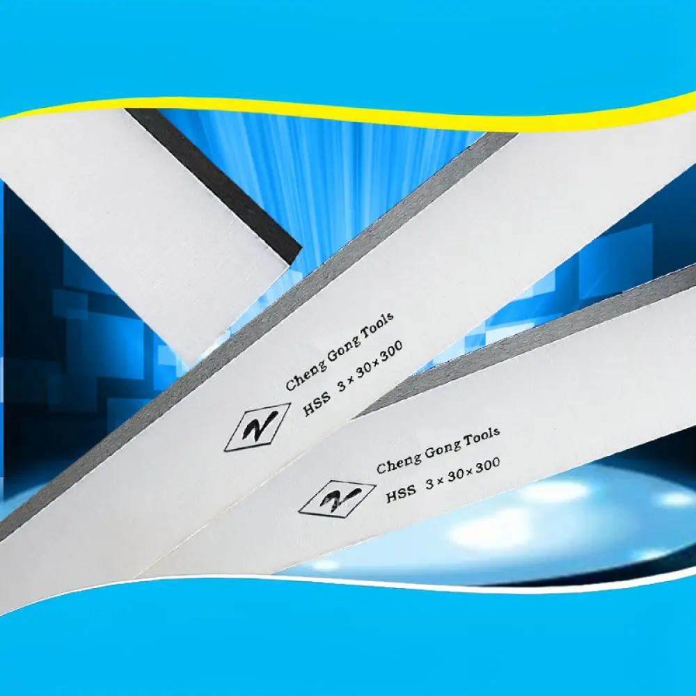Replacement Woodworking Planer Blade 3x30x300mm HSS Cutter Steel Accessory For Wood Furniture Shaping Smooth Surface Finish